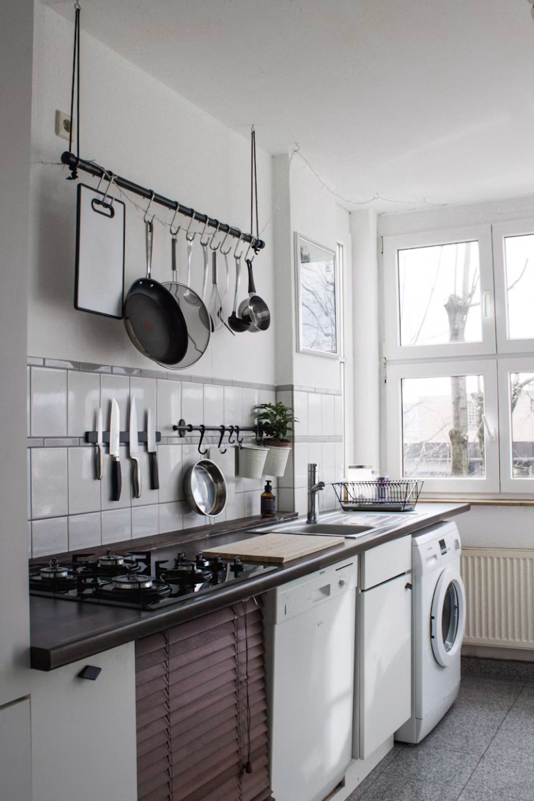 Dishwasher repair in a clean, modern home